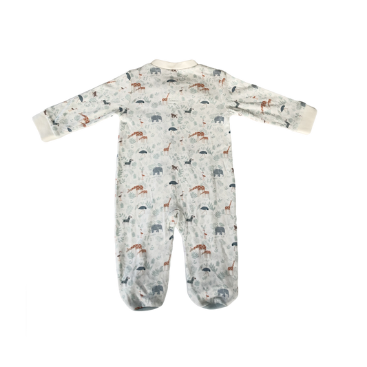 Baby bodysuit with drawstring