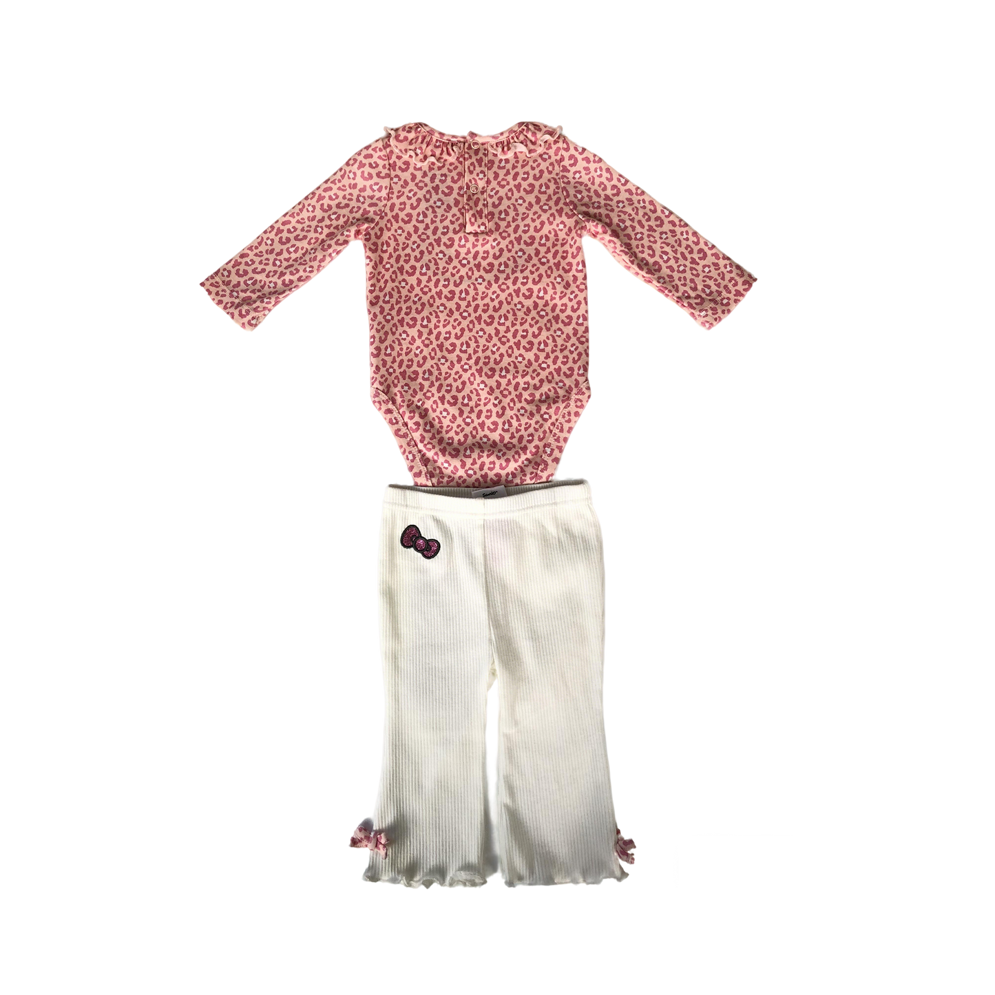 Girls' three-piece flared pants set