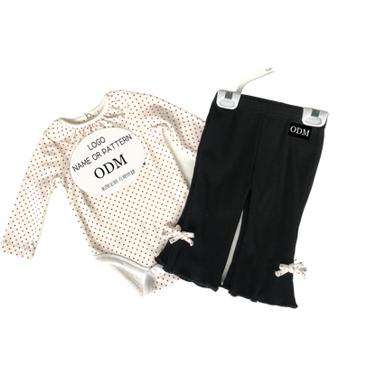 Girls' three-piece flared pants set
