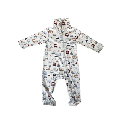 Baby bodysuit with drawstring