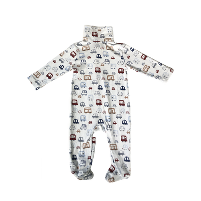 Baby bodysuit with drawstring