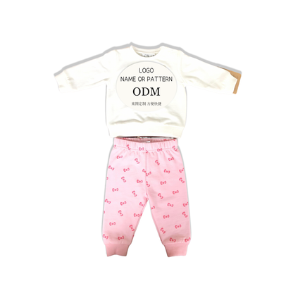 Baby girl (3-24 months) 2-piece tracksuit set (pants + top)