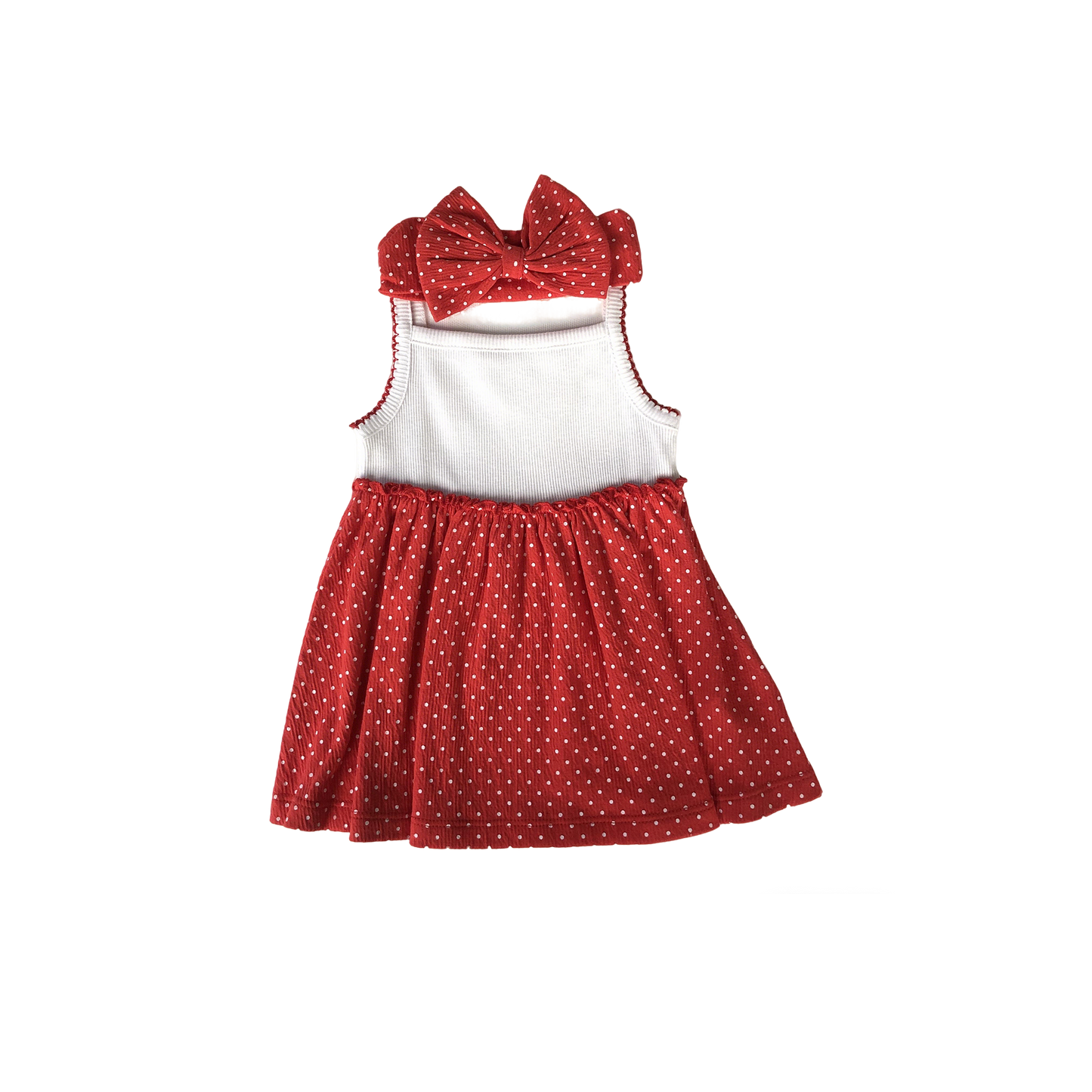 Girls' sleeveless dress set