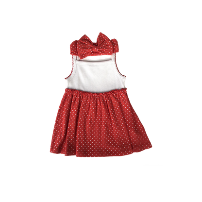 Girls' sleeveless dress set
