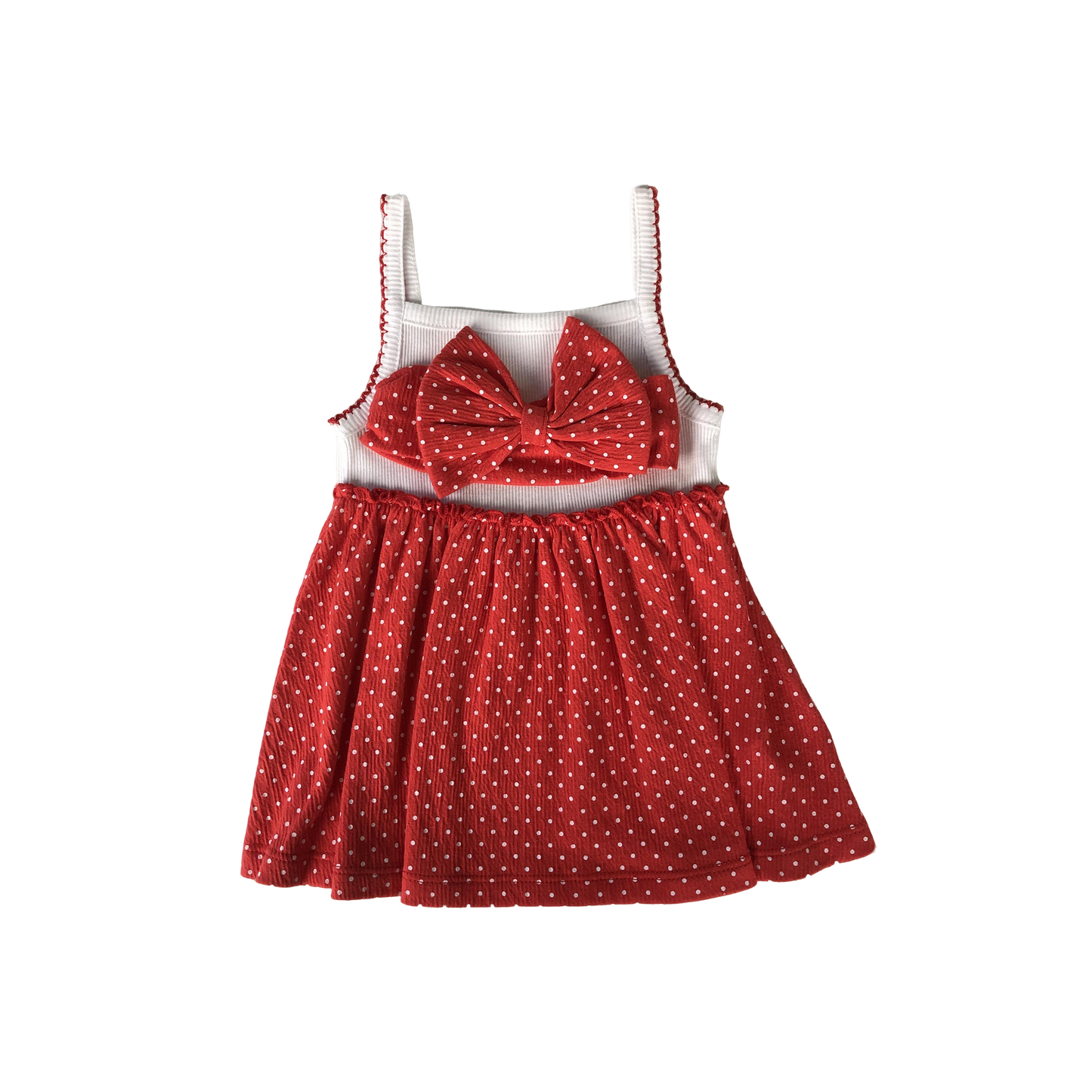 Girls' sleeveless dress set